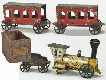 George Brown Locomotive with Cars