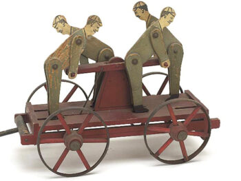 Crandall’s Handcar with 4 Figures