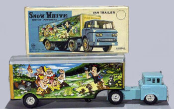 Line Mar Snow White & Seven Dwarfs Van Trailer Truck