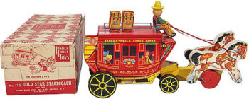 Fisher Price Gold Star Stagecoach No. 175