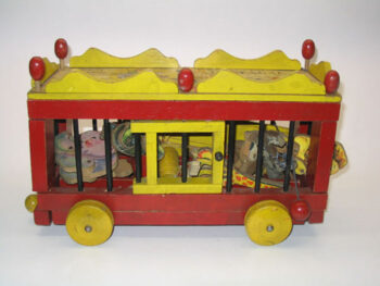 Fisher Price Wooden Circus Parade Wagon