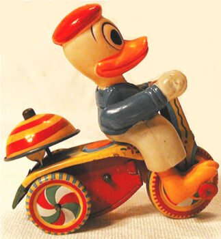Line Mar Donald Duck Tricycle with Bell
