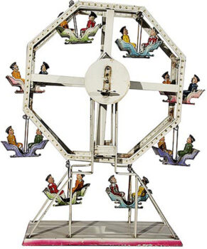 Doll Co. Ferris Wheel Toy Tin  German      1