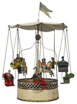 Carousel Hand Painted German Toy
