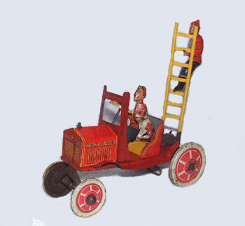 Marx Snoopy Gus Wild Fireman Car Toy   1 pic
