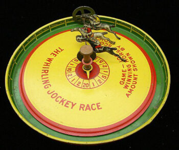 McDowell Mfg. Co. Whirling Jockey Game Horse Race   1