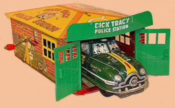 Marx Dick Tracy Police Car with Garage   1