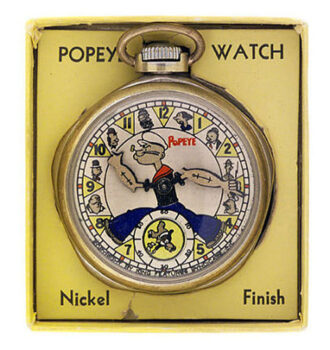 The New Haven Clock Co. Popeye Pocketwatch
