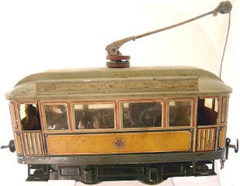 Carette Electric 1 Gauge Trolley 1907
