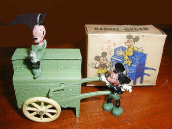 Charbens Salco Mickey and Minnie Mouse Barrel Organ