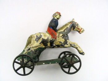 Horse and Rider on Frame Pull Toy