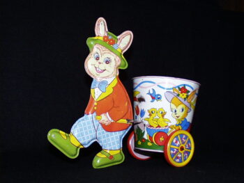 Ohio Art Rabbit with Pail Cart