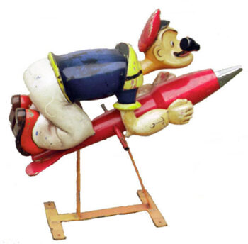 Kindt Popeye on his Rocket Carousel Figure