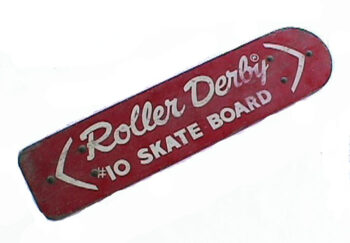 Roller Derby Skate Board Red No. 10