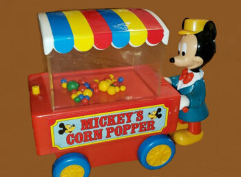 Illco Toys Mickey Mouse Bump-Go Corn Popper Cart