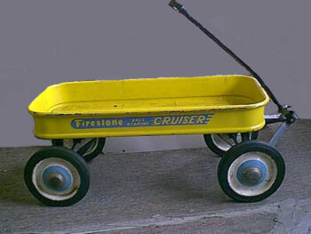 Firestone Cruiser Coaster Wagon Yellow