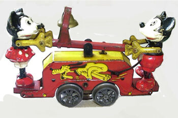 Wells-Brimtoy Mickey Mouse Handcar No. 300