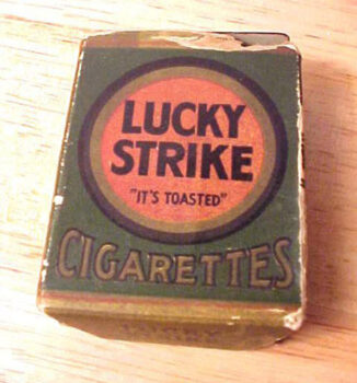 Chein Lucky Strike Toy Cigarettes Pack