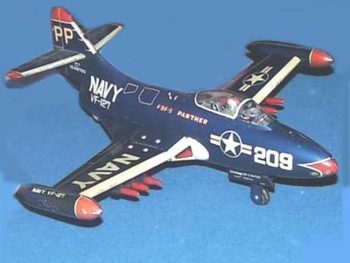 ET Co. F9F-5 Panther Navy Jet Folding Wings