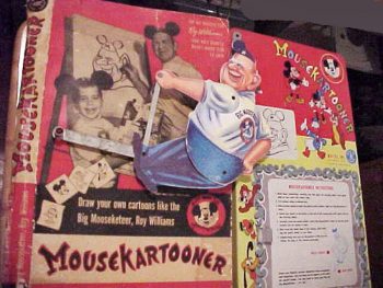 Mattel Roy Williams Mickey Mouse Club Mousekartooner Tracing Toy
