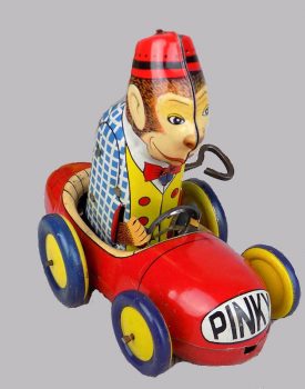 Sanei Gangu Co. AAA Pinky Racer Monkey Clown Car