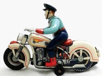 Masudaya (Modern Toys) Highway Patrol Motorcycle Cop
