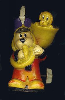 Cragstan Dog Playing a Tuba Player Toy
