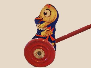 Gong Bell Toy Easter Duck
