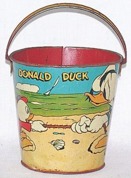Ohio Art Donald Duck Sand Pail