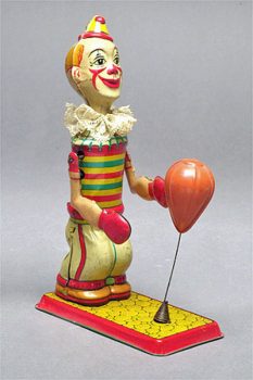 Chein Clown with Upright Punching Bag