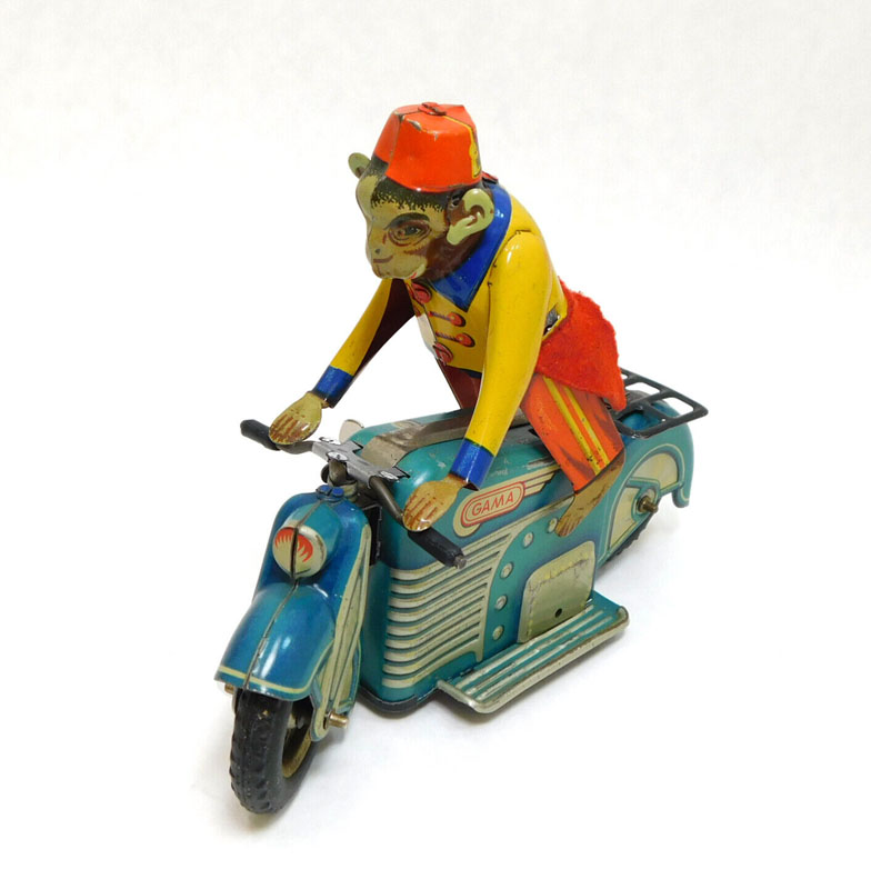 Gama Acrobat Monkey on Motorcycle