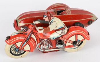 Gunthermann Touring Motorcyclist and Sidecar
