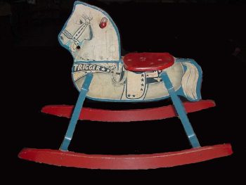 N. N. Hill Brass Co. Roy Rogers-Trigger Rocking Horse