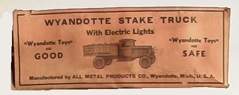 Wyandotte Stake Truck with Electric Lights