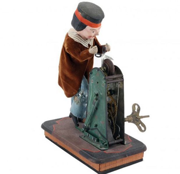 Automatic Toy Works Scissor Sharpener Antique Toys Library