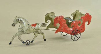 Hull & Stafford Horse Drawn Sleigh Toy