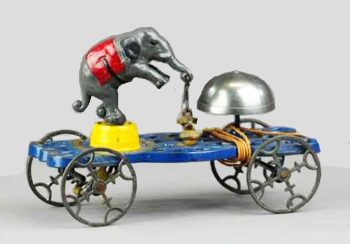Gong Bell Trick Elephant Bell Ringer Toy  No. 40