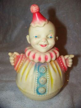 Sun Rubber Co. Roly Poly Clown
