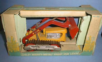Hubley Tractor Mighty Metal Front End Loader No. 1952