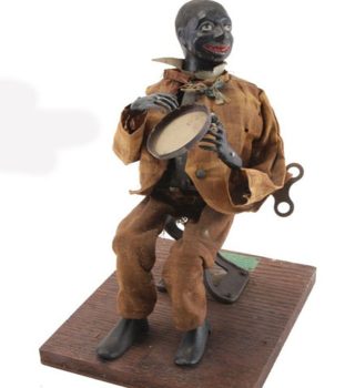 Ives, Blakeslee & Co. Jerome Secor Tambourine Player Toy