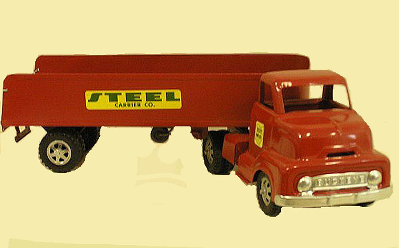 Ohio Art Buckeye Cargo Semi-Trailer Truck Toy #770