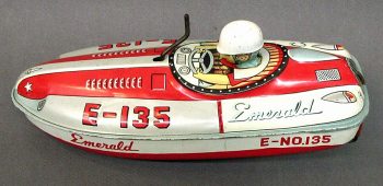 Yone Yonezawa Emerald Race Boat No. E-135
