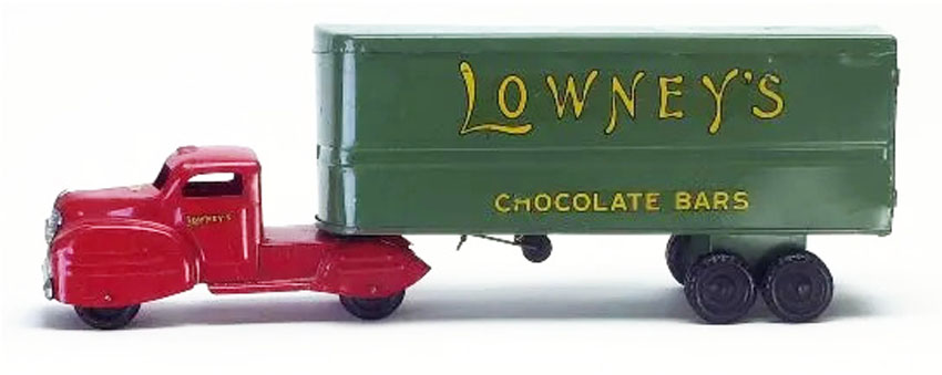 Lincoln Toys Lowney’s Chocolate Bar Truck