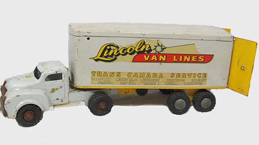 Lincoln Toys Van Lines Truck
