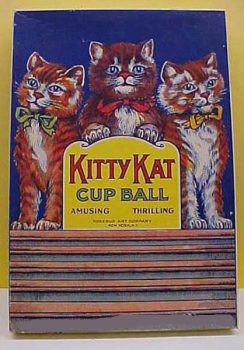 Rosebud Art Co. Kitty Kat Cup Ball Game
