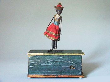 Automatic Toy Works Black Boy Dandy on Pedestal Base