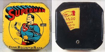 Automatic Toy Superman Dime Bank