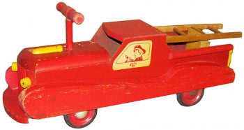 Cass Toys Ride-On Fire Truck