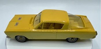AMT Aluminum Model Toys 1966 Plymouth Barracuda Fastback Car