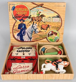 Transogram Hopalong Cassidy Great Lasso Ring Toss Game